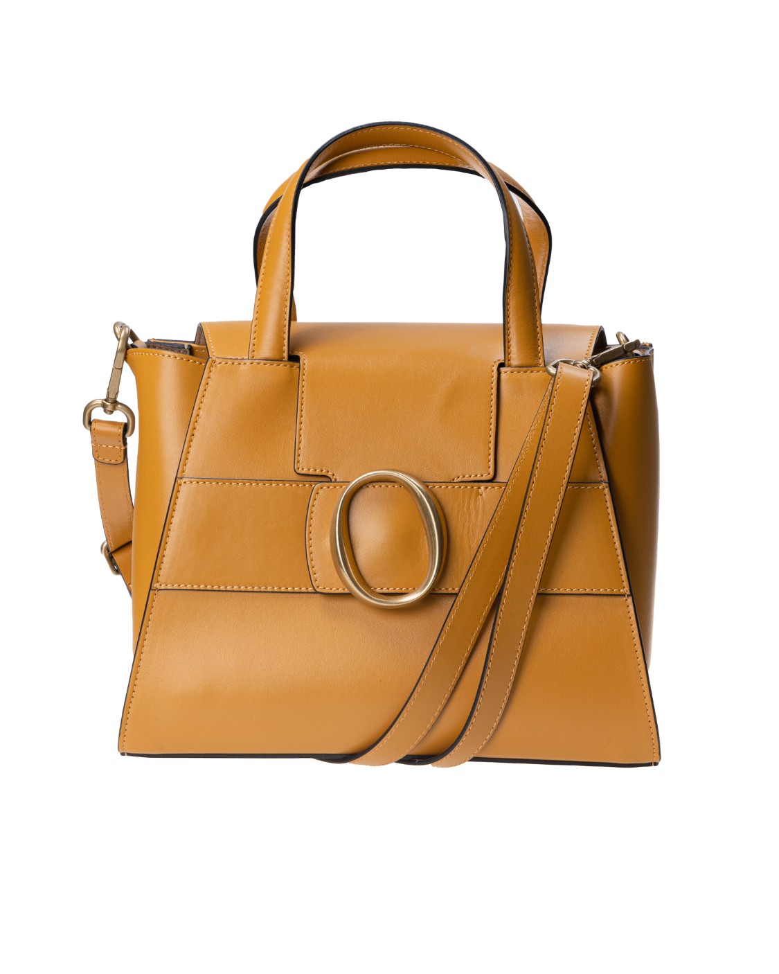 shop ORCIANI  Borsa: Orciani Borsa a mano media Ofelia Liberty in pelle con tracolla.
Doppio manico.
Tracolla di servizio regolabile.
Chiusura magnetica nascosta dal monogram.
Taschino interno con zip.
Taschino interno aperto.
Dettagli finitura ottone dorato.
Dimensioni: larghezza: 27 cm altezza: 20 cm profondità: 13,5 cm.
Composizione: 100% pelle di vitello.
Fabbricato in Italia.. B02102 LBR-NARCISO number 4539379